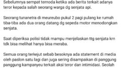 Nama Institusi Kepolisian Dicatut Dalam Postingan Medsos Terkait Dugaan Pengancaman Senpi