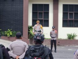 Kapolres Aceh Tengah Pimpin Apel Penerimaan Serpas BKO Brimob Polda Aceh