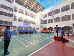 Maju Bersama Indonesia Raya, Rutan Labuhan Deli Gelar Upacara Hari Sumpah Pemuda Ke – 96.