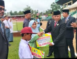 Pjs.Bupati Drs. Maifrizon, M.S.i Menjadi Inspektur Upacara  Hari Kesaktian Pancasila di Lapangan M.Yamin SH