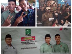 Kampanye Caleg CaBup Bandung Dadang Supriatna dan Ali Syakieb,datang ke Anggota Dewan Faisal Di Linggar Rancaekek Bandung