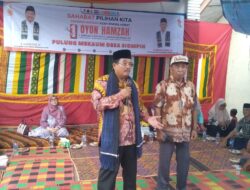Tokoh Mayarakat Darman Manik Sahabat Lama Pak Oyon Hadir Beri Dukungan Sepenuhnya Pasangan Sahabat Oyon Hamzah Jadi Bupati Aceh Singkil