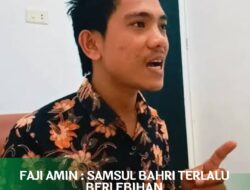 Pernyataan Samsul Bahri Tiong di Anggap Terlalu Berlebihan