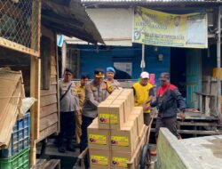 Bentuk Dari Kepedulian Sosial,Polres Pelabuhan Belawan Salurkan Bantuan untuk Korban Kebakaran di Bagan Deli