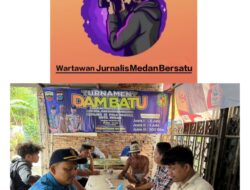 Kepala Lingkungan lX, bersama Babinsa dan Bhabinkamtibmas Brayan Mengadakan Turnamen Dam Batu Pasca Pilkada Damai.
