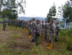 Kodim 0106/Ateng Gelar Penghijauan, Dalam Rangka Peringatan Hari Juang Kartika TNI AD Ke – 79 Tahun 2024