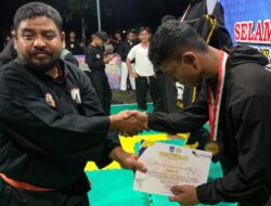 Personel Polres Bener Meriah Tunjukkan Kemampuan Hebat, Raih Juara 3 Kejuaraan Langsa Pencak Silat Cup 1