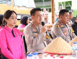 Kapolres Binjai Manfaatkan Pekarangan Kosong Tabur Bibit Unggul Jagung.