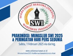 Logo Sekretariat Bersama (Sekber) Wartawan Indonesia (SWI) Resmi Berganti