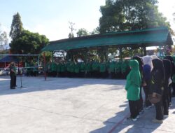 Peringati HUT ke-79 Persit KCK Kodim 0106/Ateng Gelar Pertandingan Bola Voli