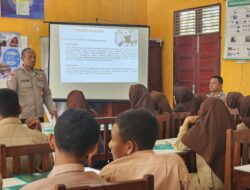 Polsek Trienggadeng Gencarkan Edukasi Bahaya Narkoba, Siswa SMPN 1 Trienggadeng Antusias