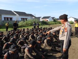 Sebanyak 142 Bintara Polri Baru Yang Bertugas Di Ditsamapta Polda Aceh Ikuti Kegiatan Pembaretan