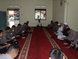 Menyambut Bulan Suci Ramadhan, Personel Polres Bener Meriah Tingkatkan Keimanan dan Ketaqwaan Dengan Binrohtal