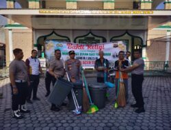 Sambut Bulan Suci Ramadhan 1446 H Polres Aceh Tengah Dan Polsek Jajaran Serentak Laksanakan Bakti Regili Di Masjid