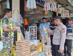 Polsek Ulim Amankan Pasar Meugang dan Pantau Harga Sembako Jelang Ramadhan