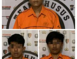 Sat Reskrim Polres Pelabuhan Belawan Tangkap 3 Pelaku Begal Bersajam.