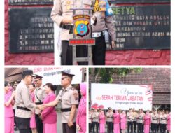 Kapolres Binjai Serah Terimakan Jabatan Pejabat Utama Polres Binjai.