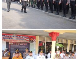 Polres Binjai Bersama Instansi Terkait Laksanakan Apel Gelar Pasukan Operasi Keselamatan Toba-2025.