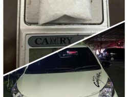 Satu unit mobil dicurigai, didalamnya ditemukan narkoba jenis sabu-sabu