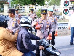 Polres Bener Meriah Berbagi Takjil di Bulan Suci Ramadan 1446 H, Wujud Kepedulian kepada Masyarakat