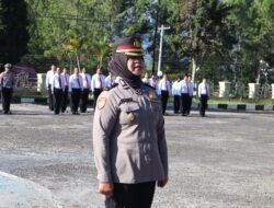 Upacara Kenaikan Pangkat Pengabdian Personel Polres Bener Meriah
