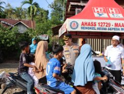 Kapolres Pidie Jaya dan Satresnarkoba Berbagi Takjil, Wujud Kepedulian di Bulan Ramadhan