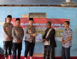 Kapolres Pidie Jaya dan Pimpinan Dayah Darussa’dah Jalin Silaturahmi, Wujudkan Kamtibmas Kondusif