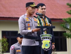 Kapolres Bener Meriah Didampingi Asisten I Pimpin Apel Gelar Pasukan Operasi Ketupat Seulawah 2025