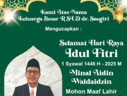 dr. MOH. CHAIDIR ANNAS, M.MKes.,M.EK Mengucapkan Selamat Hari Raya Idul Pitri 2025