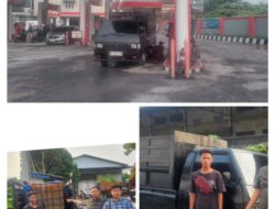 Ditreskrimsus Polda Sumut Ungkap Penyelewengan Solar Subsidi,Mobil Pick Up dengan Tangki Modifikasi Disita.
