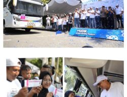 Mudik Gratis BUMN, Pelindo Multi Terminal Berangkatkan Ratusan Pemudik dari Medan.