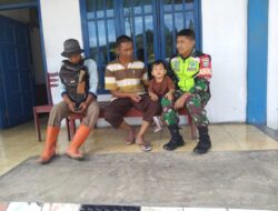 Babinsa Koramil 03/ Pegasing  Komsos Dengan Masyarakat  Desa Arul Badak