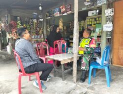 Perkuat Silaturahmi di Hari Raya, Babinsa Komsos Dengan Warga