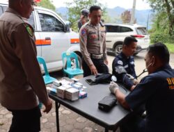 Sie Dokkes Polres Aceh Tengah Cek Kesehatan Petugas Dan Pemudik Secara Gratis