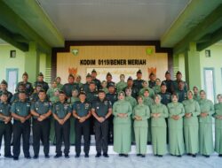 Lima Belas Prajurit Kodim 0119/BM Terima Kenaikan Pangkat 1-4 2025