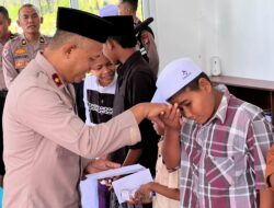 Polres Pidie Jaya Tebar Cinta dan Iman: Binrohtal dan Santunan Anak Yatim Penuhi Masjid Al Fahri