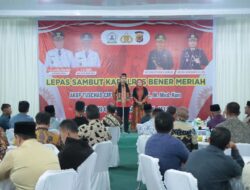 Hadiri Lepas Sambut di Pendopo Bupati Bener Meriah, AKBP Tuschad Ucapkan Terima Kasih kepada Pemda Bener Meriah