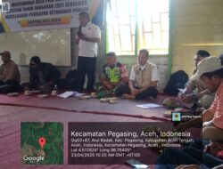 Ketahanan Pangan, Babinsa Koramil 03/Pegasing Menghadiri MUSDES Tahun Anggaran 2025