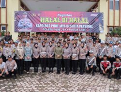 Hangatkan Kebersamaan, Polres Pidie Jaya Gelar Halal Bihalal Penuh Makna$