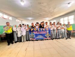 Tekankan Pentingnya Tertib Lalu Lintas dan Hindari Kenakalan Remaja Tri Aprilia” Police Goes to school”yang Di Laksanakan Polres Pelabuhan Belawan.