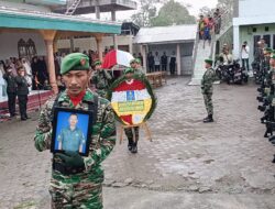 Penghormatan Terakhir Kepada Serma (Alm) Hasimi, Dandim 0119/BM Pimpin Upacara Pemakaman Militer