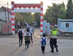 Strong Point Pagi, Polres Pidie Jaya Prioritaskan Keselamatan Pelajar dan Ketertiban Lalu Lintas