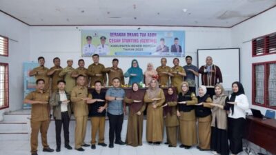 Plt. Sekda Armansyah, SE.,M.Si Membuka kegiatan Gerakan Orang Tua Asuh Cegah Stunting (GENTING) 