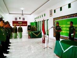 Dandim 0119/BM Pimpin Serah Terima Jabatan Danramil Dan Perwira Staf