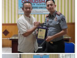 Karutan Kelaas I Medan Lakukan Audiensi Dengan Ombudsman RI Perwakilan Sumut.