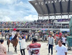 Antusias Masyarakat Membludak, Polres Bener Meriah Perketat Pengamanan Pacuan Kuda Trisatria CUP 2025