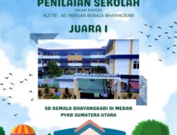 SD Kemala Bhayangkari 01 Medan dan TK Kemala Bhayangkari 08 Asahan Raih Juara 1 penilaian sekolah