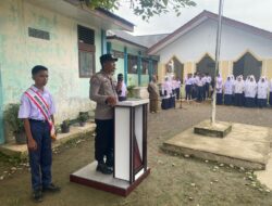 Polisi Saweu Sikula, Satbinmas Polres Pidie Jaya Ajak Siswa SMPN 1 Meureudu Jadi Pelajar Bijak dan Disiplin