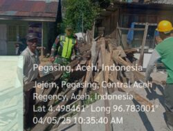 Bhakti Sosial, Babinsa Bantu Warga Desa Jejem