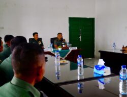 Tim Wasgiat Bidang Presonalia Dam Iskandar Muda Kunjungi Kodim 0119/BM